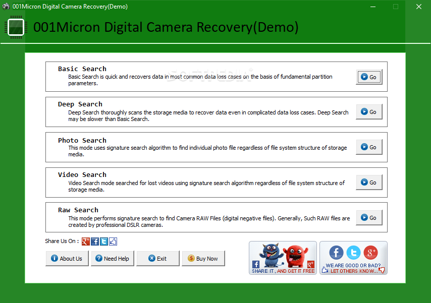 Top 42 System Apps Like 001Micron Digital Camera Data Recovery - Best Alternatives