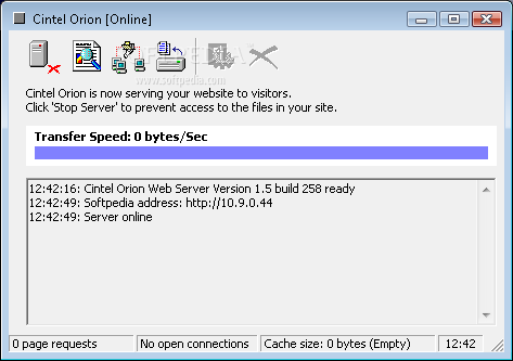 Cintel Orion Web Server