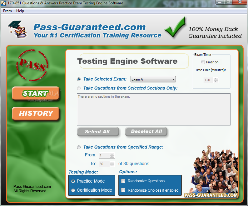 1Z0-851 - Java Standard Edition 6 Programmer Certified Professional Exam
