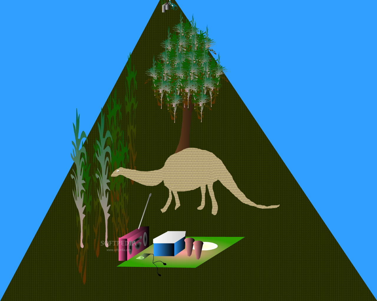 3D Dinosaur Screensaver