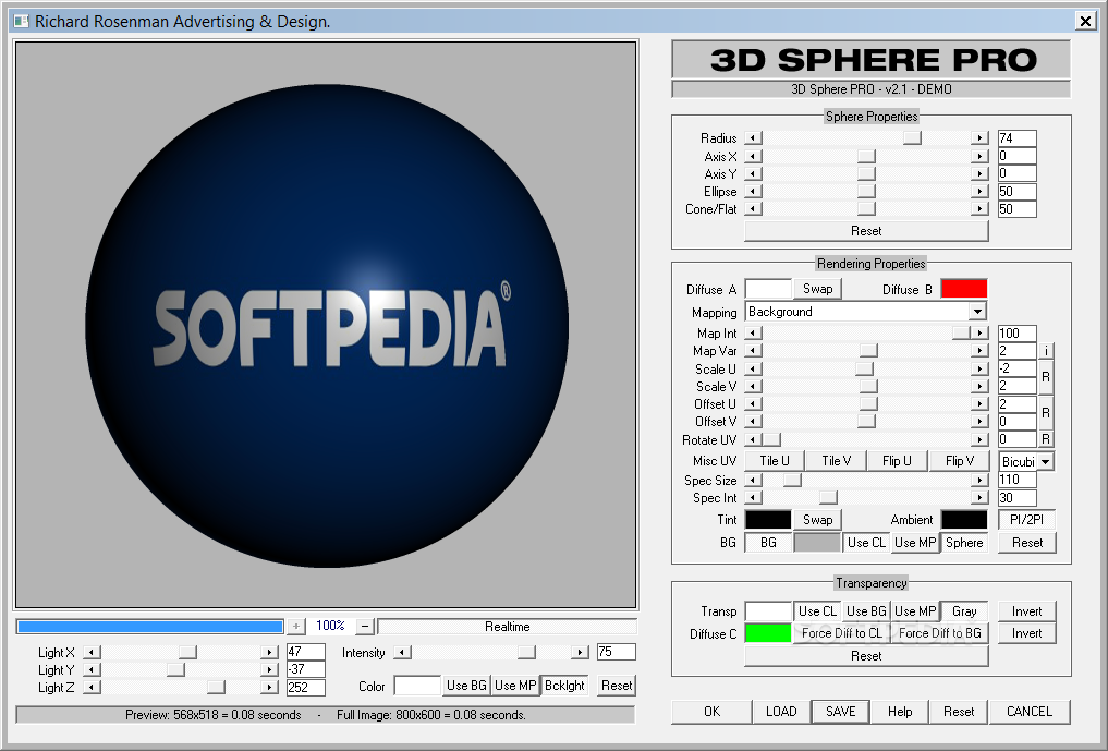 3D Sphere PRO