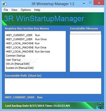 3R Win StartUp Manager