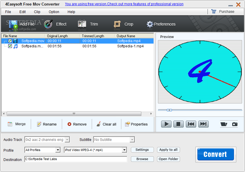 4Easysoft Free MOV Converter