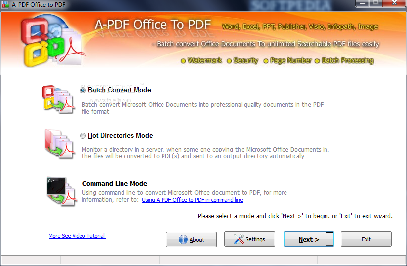 A-PDF Office to PDF