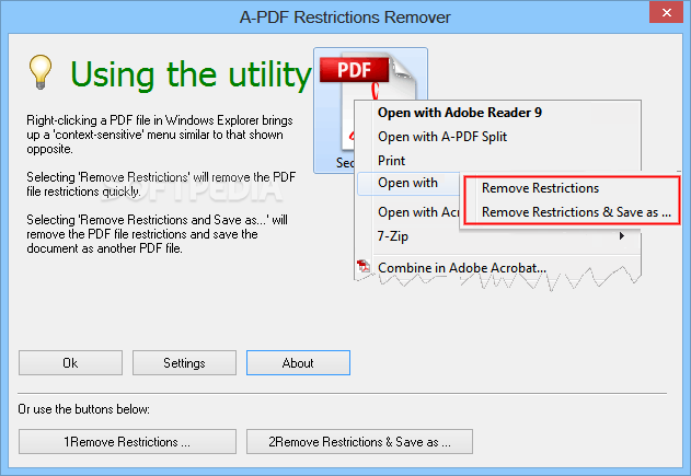 A-PDF Restrictions Remover