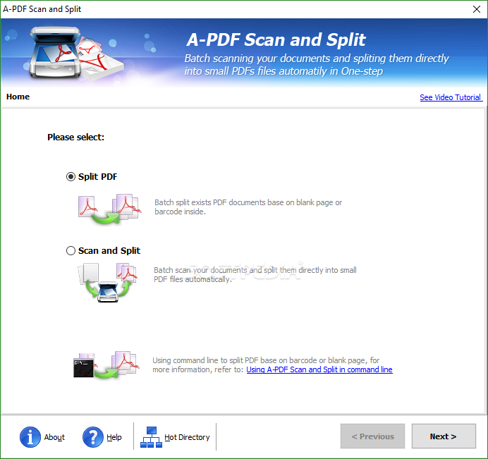 A-PDF Scan and Split