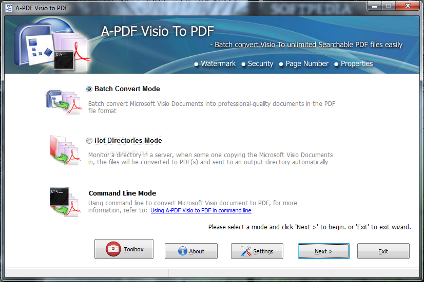 A-PDF Visio to PDF