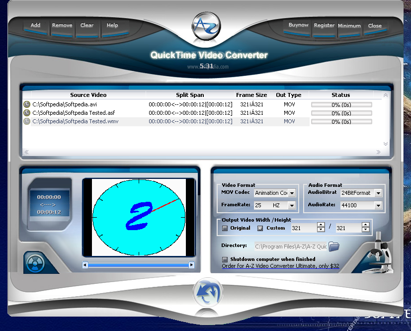 A-Z QuickTime Video Converter