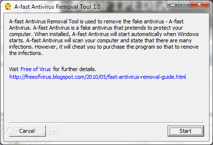 A-fast Antivirus Removal Tool