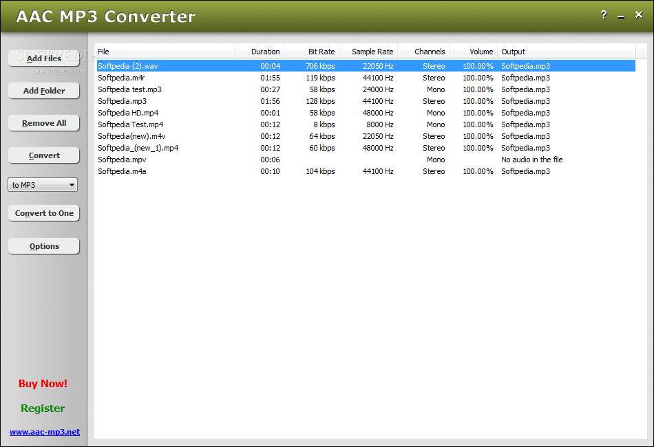AAC MP3 Converter