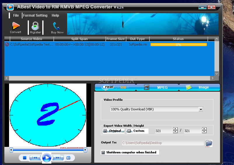 ABest Video to RM RMVB SWF FLV Converter