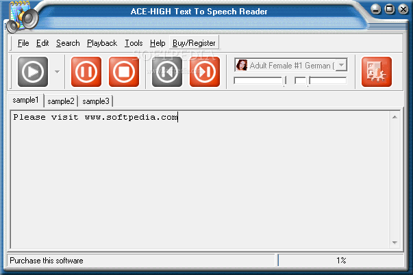 ACE-HIGH Text To Speech Reader