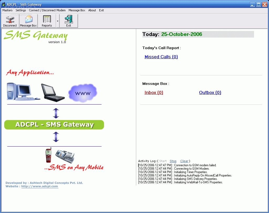 ADCPL - SMS Gateway