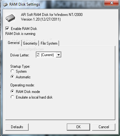AR Soft RAM Disk