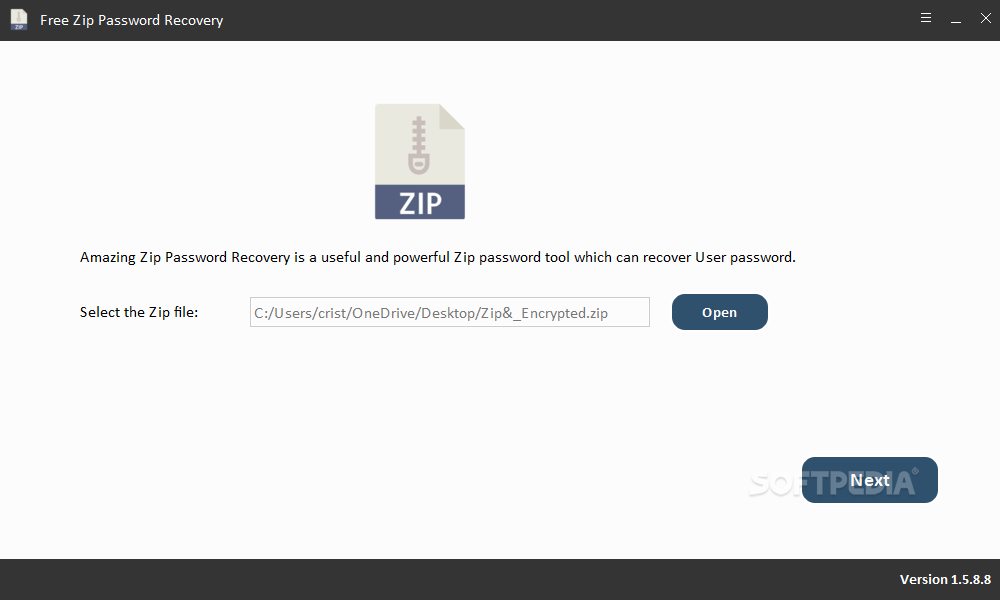 Zip Password Recovery