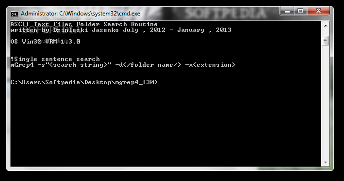 ASCII Text Files Folder Search Routine