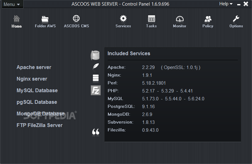 ASCOOS Web Server