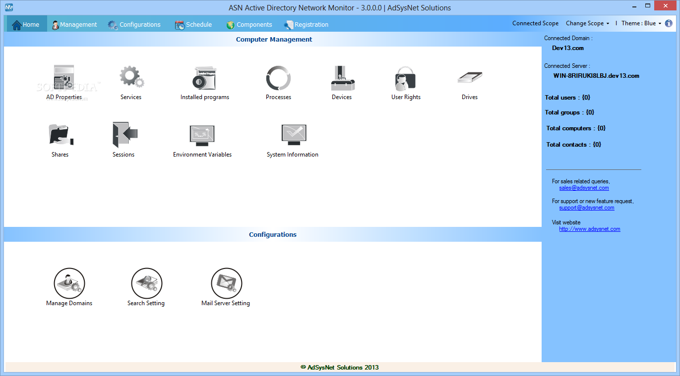 ASN Active Directory Network Monitor