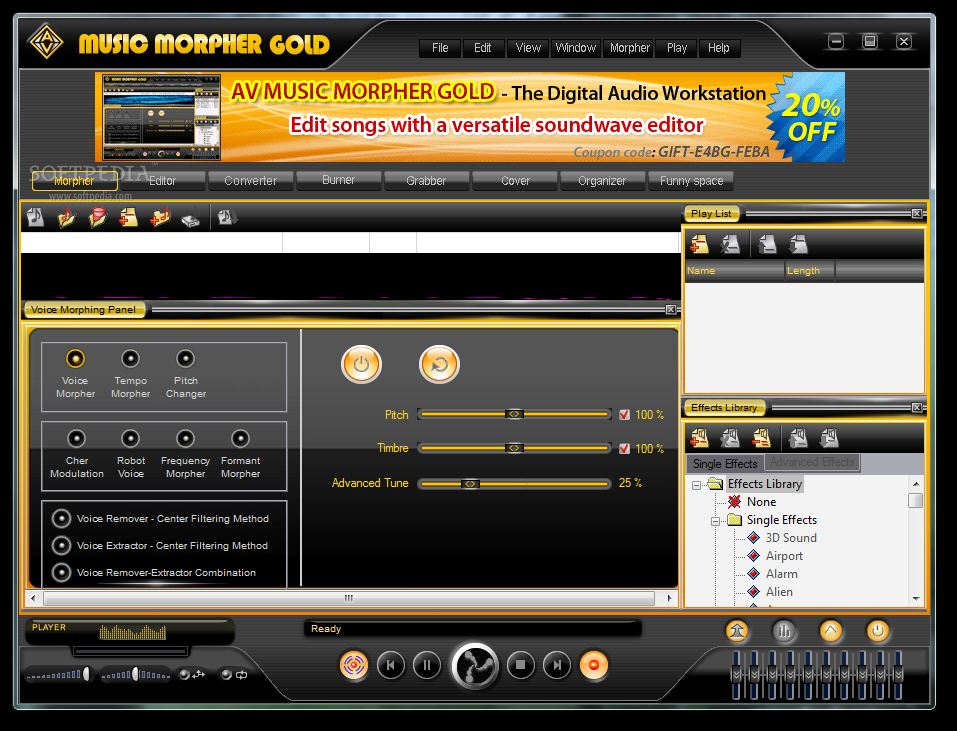 Top 31 Multimedia Apps Like AV Music Morpher Gold - Best Alternatives