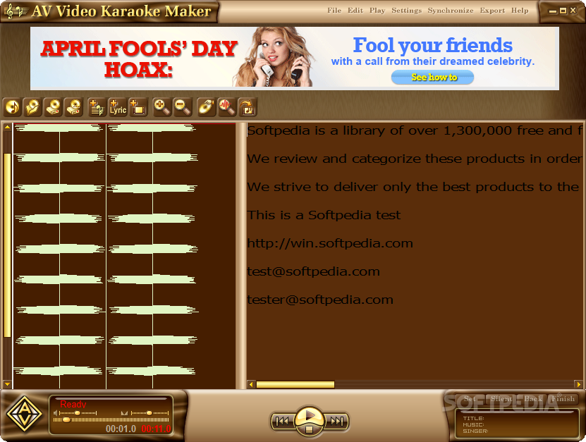 AV Video Karaoke Maker