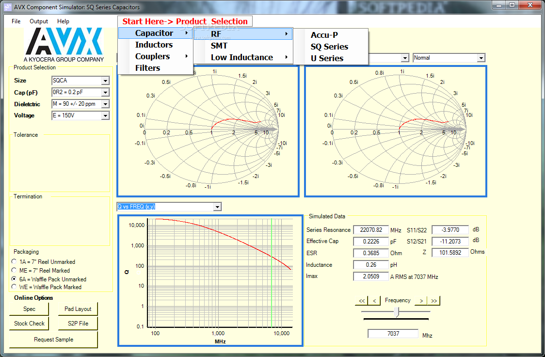 AVX Component Simulator