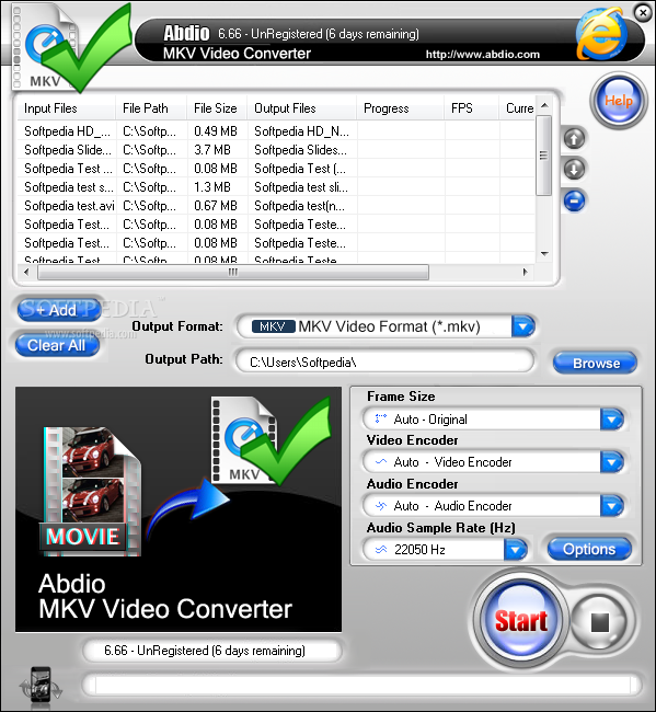 Abdio MKV Video Converter