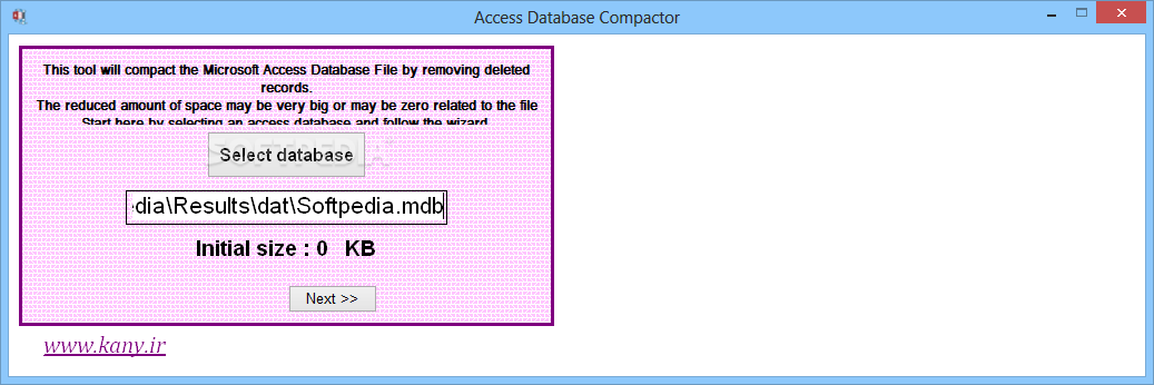 Access Database Compactor