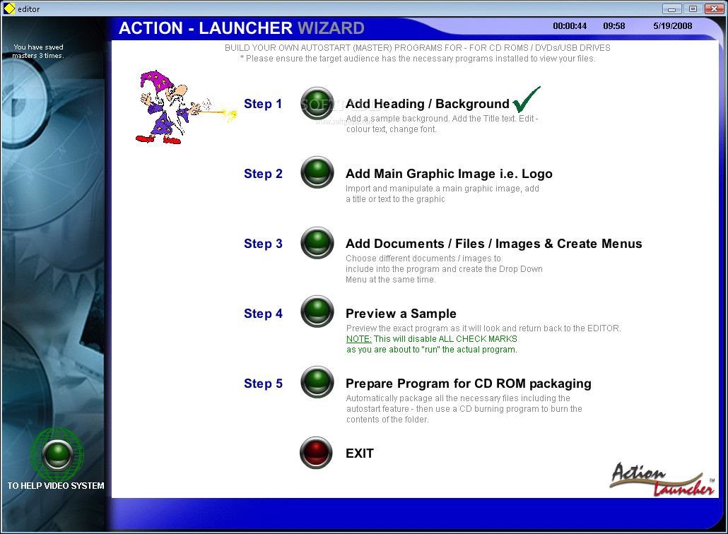 Action Launcher Wizard
