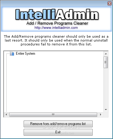 Add-Remove Programs Cleaner