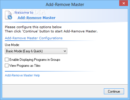Add-Remove Master