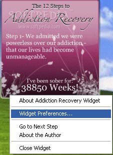 Addiction Recovery Widget