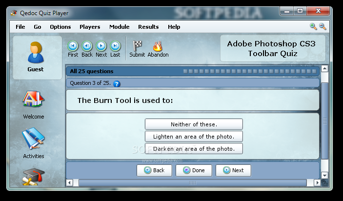 Adobe Photoshop CS3 Toolbar Quiz