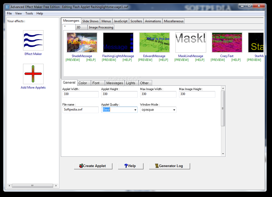 Advanced Effect Maker Freeware Edition
