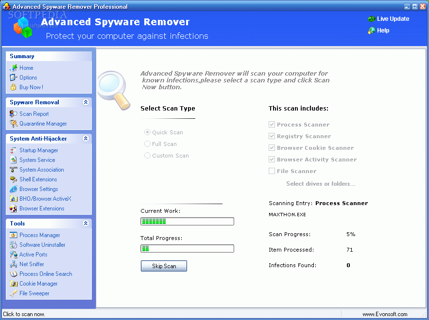 Advanced Spyware Remover Pro