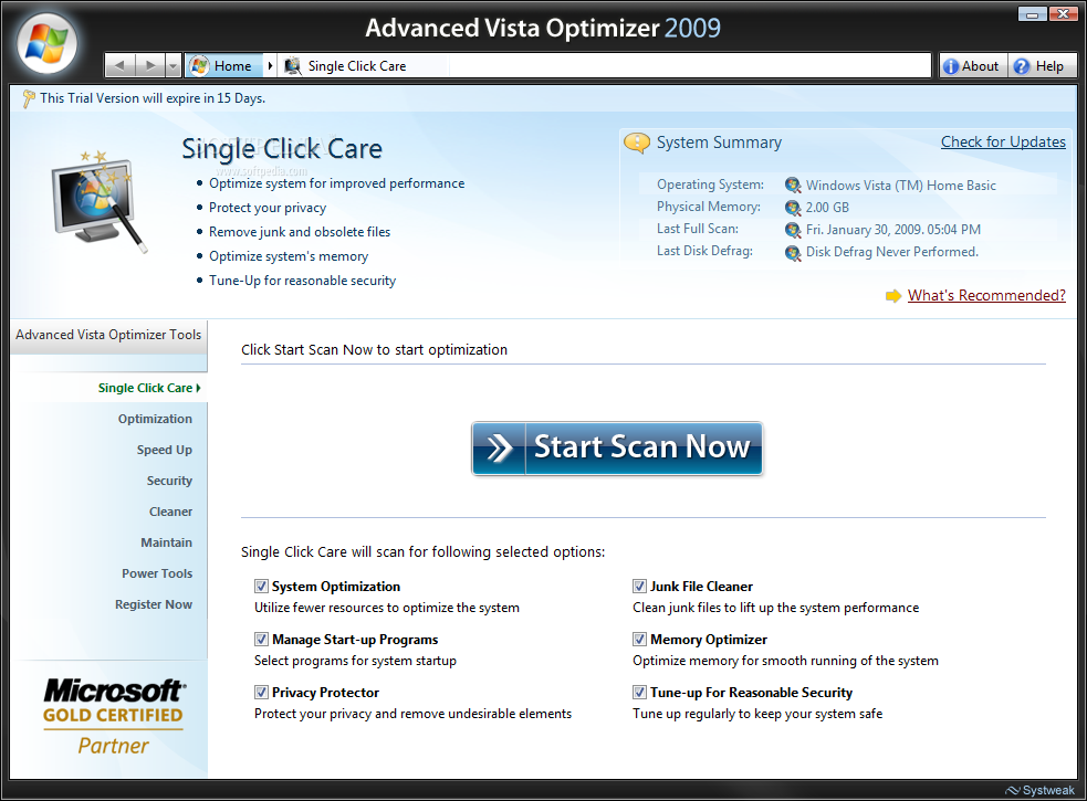 Top 32 Tweak Apps Like Advanced Vista Optimizer 2009 - Best Alternatives