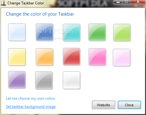 Aero Taskbar Color Changer