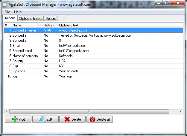 AgataSoft Clipboard Manager