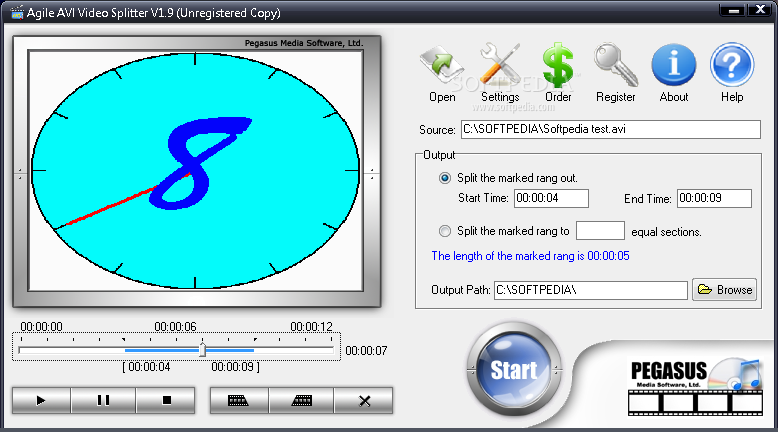 Agile AVI Video Splitter