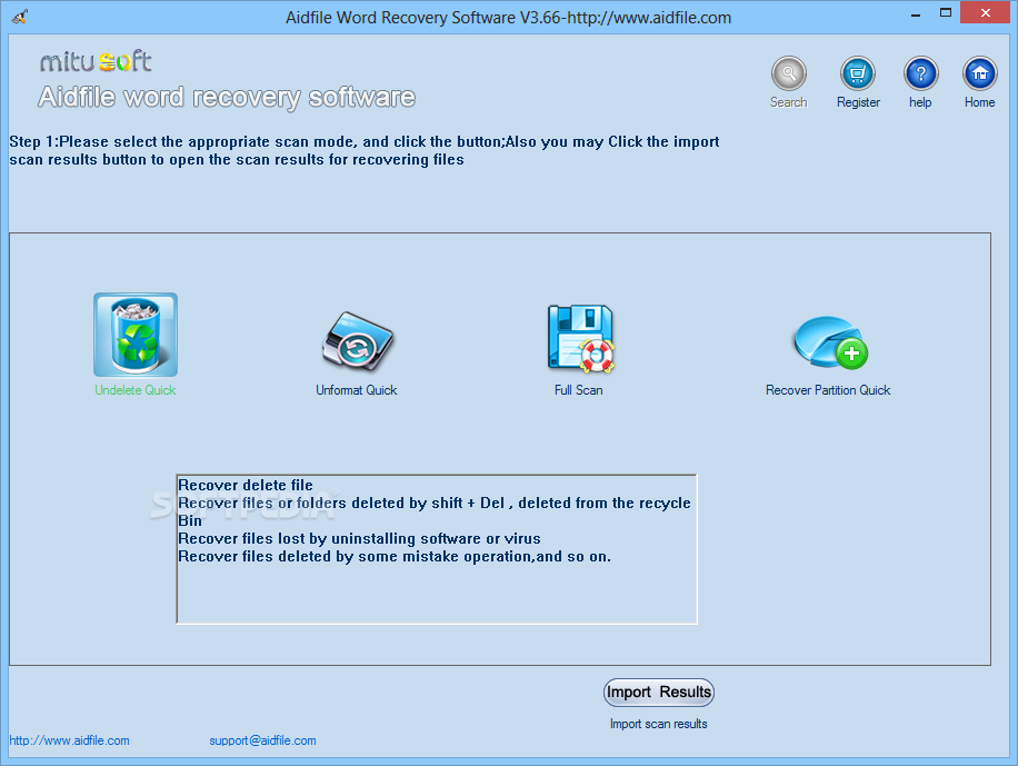Aidfile Word Recovery Software