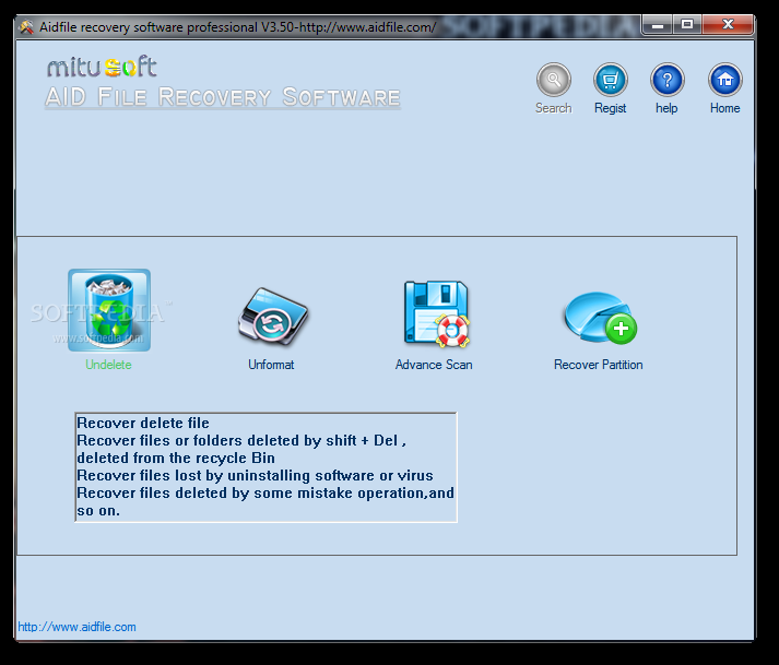 Aidfile recovery software professional