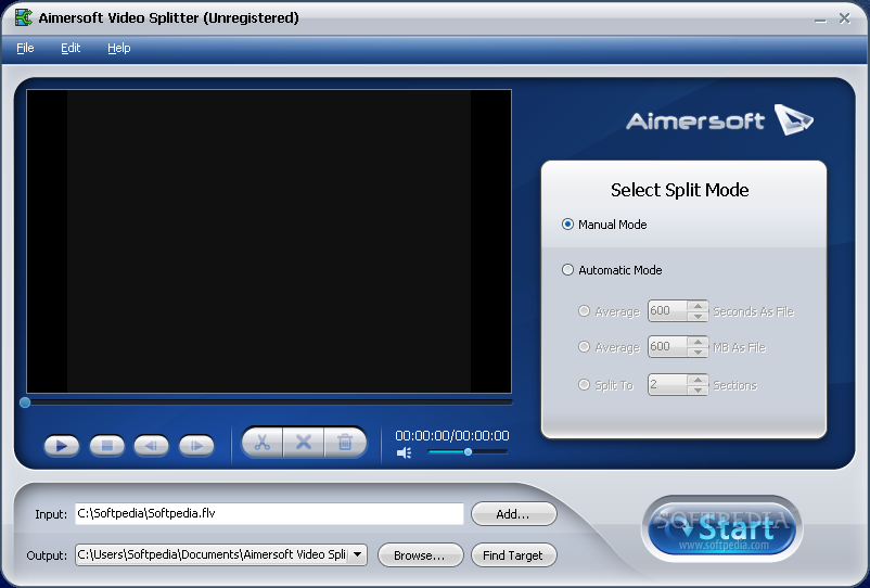 Aimersoft Video Splitter