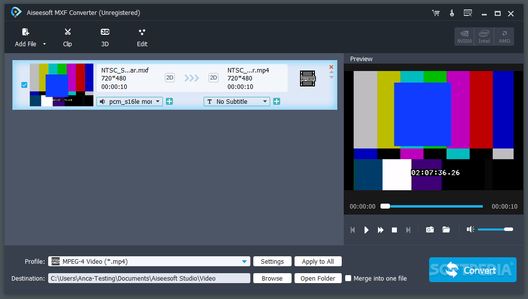 Aiseesoft MXF Converter