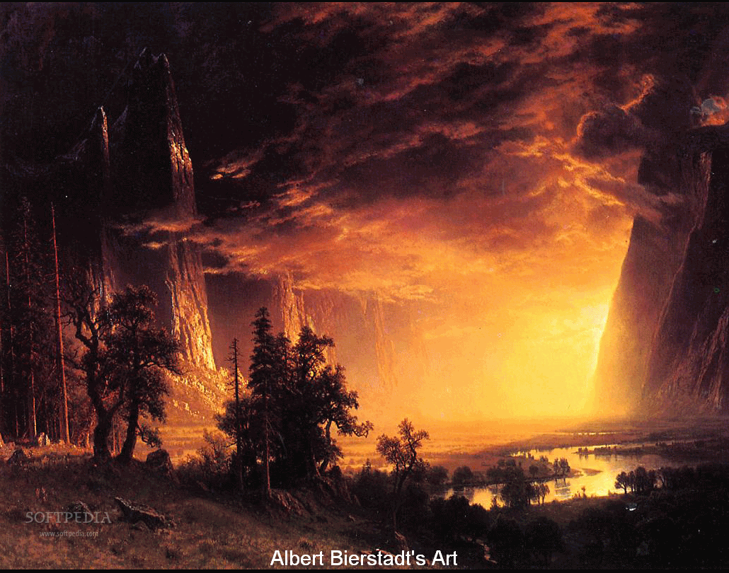 Albert Bierstadt Painting Screensaver