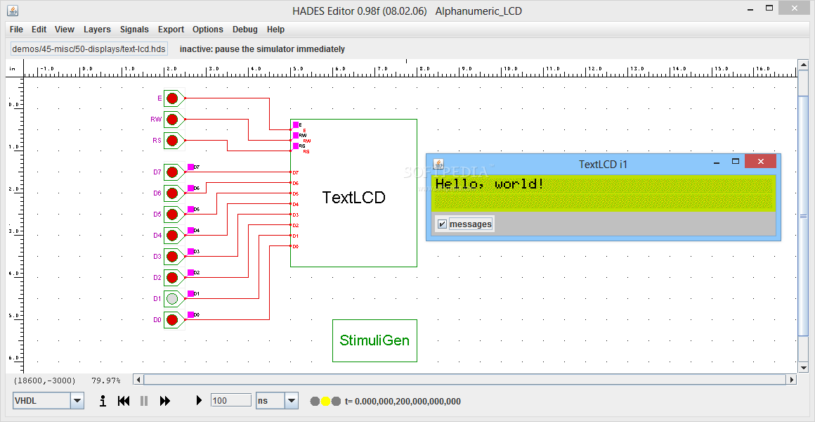 Alphanumeric LCD