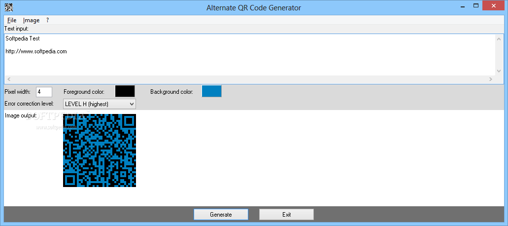 Alternate QR Code Generator