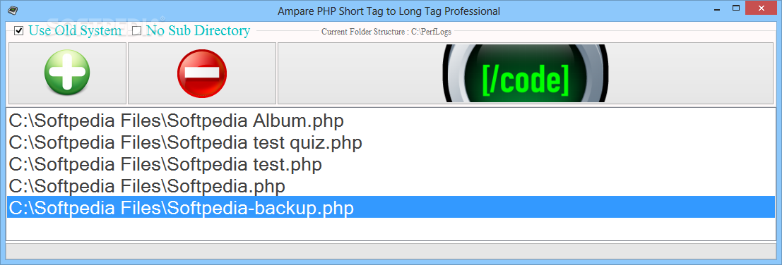 Ampare PHP Short Tag to Long Tag