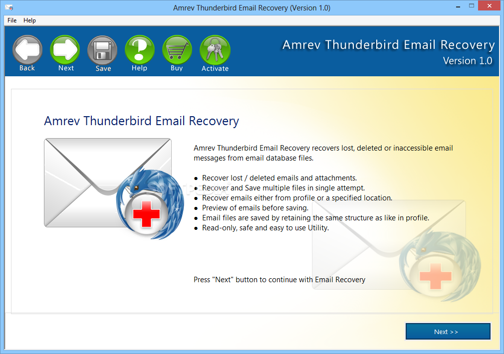 Amrev Thunderbird Email Recovery