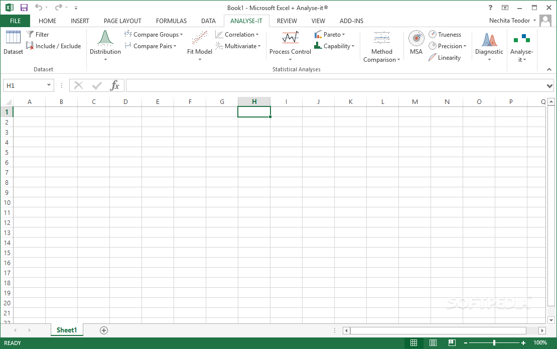 Analyse-it for Microsoft Excel