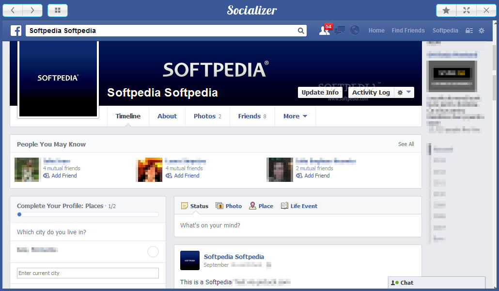 Socializer (formerly Facebook)