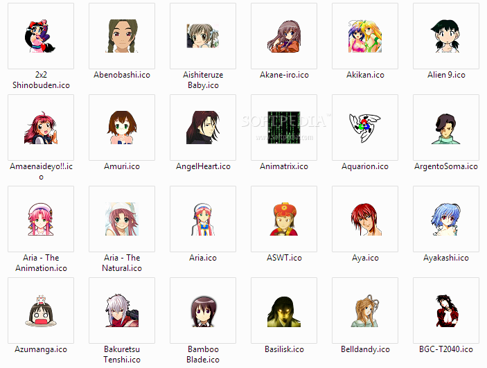 Anime Icons Pack 1 of 6